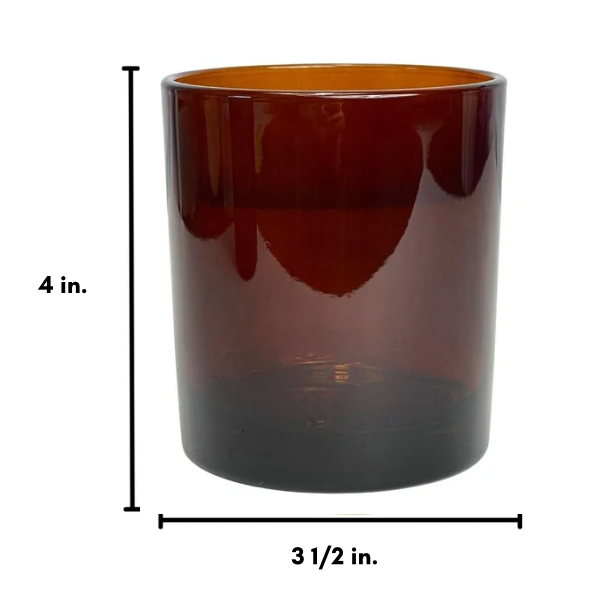 14oz amber glass