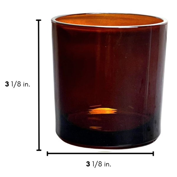 9oz Amber Glass