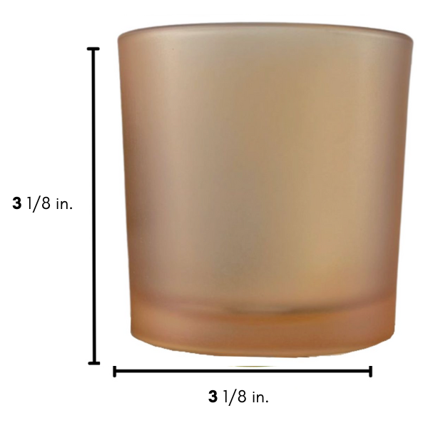 9oz Champagne Frosted Glass