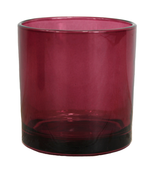 9oz Magenta Glass